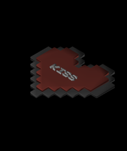 heart pixelated - kiss 3d model lkfland thangs 3d print model - Mito3D