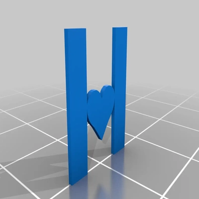 kalp profil mod 3d yazıcı by mireplica teşekkürler 3d print model - Mito3D