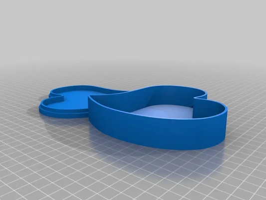 heart shaped jewelry box - 3d by palamut0815 on thangs 3d print model - Mito3D