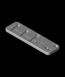heartbeat jdm keychain Autos & Vehicles 3d print model - Mito3D