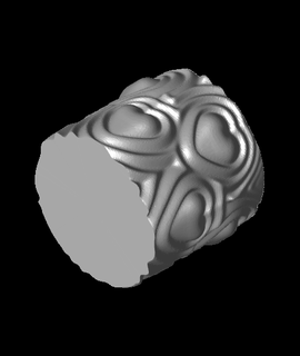 battement coeur vases spiralé impression 3d print model - Mito3D