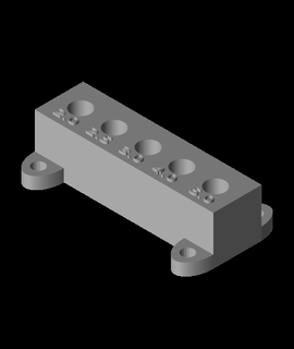 calor conjunto insertar soporte hansench 3d print model - Mito3D
