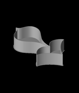 heavy teardrop-shanked rightwards arrow 3d print model - Mito3D