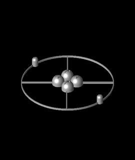 hélium atome modèle 3d hal 9000 3d print model - Mito3D