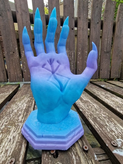hell hand controller stand - 3d by omsculpts on thangs 3d print model - Mito3D