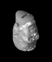 herman muntster head guitar switch knob 3d model thangs 3d print model - Mito3D