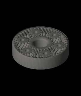 herringbone planetary fidget first color 3d print model - Mito3D