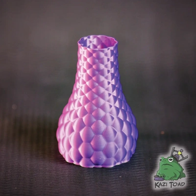 esadecimale bolla vaso 11 3d by opera rospo on grazie modalità spirale spiralizzare impianti pianta pentola 3d print model - Mito3D