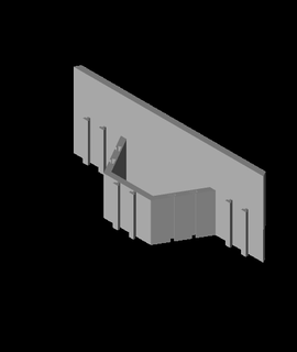 hex médio estante bases amazinpistolpete 3d print model - Mito3D