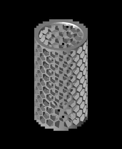 hex remix of blank can cup returns - 3d by bstar on thangs 3d print model - Mito3D
