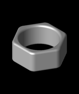 hex ring parcley27 3d print model - Mito3D