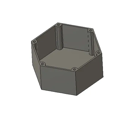 hexagon box 100mm dia - 3d by 450 on thangs 3d print model - Mito3D