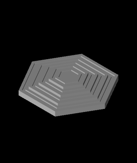 hexagon pyramidstl 3d model juhanr thangs 3d print model - Mito3D