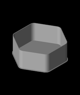 sechseckig schält Box v1 ppac 3d print model - Mito3D