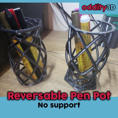 hexagonal open face pot no support - 3d by oddity on thangs 3d print model - Mito3D
