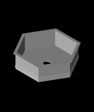 hexagonal pot v3stl 3d model noah thangs 3d print model - Mito3D