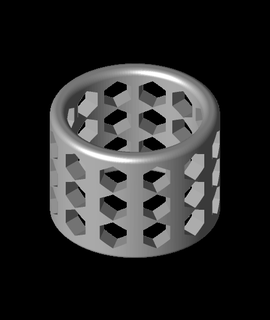 hexagons napkin ring kwgragsie Home & Garden 3d print model - Mito3D
