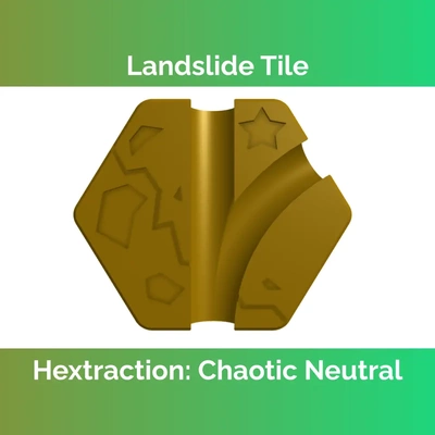 hextraction - landslide tile 3d by iceches on thangs 3d print model - Mito3D