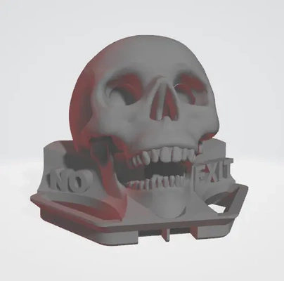 hextração senhor ossos selvagem passeio 3d by bittorrent on 3d print model - Mito3D