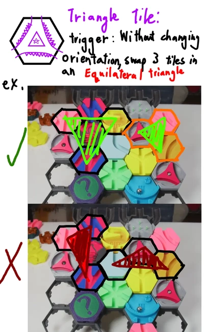 hextraction triangle tuile 3d by 39 arbre thé science mathématiques jeu zack zackfreedman 3d print model - Mito3D