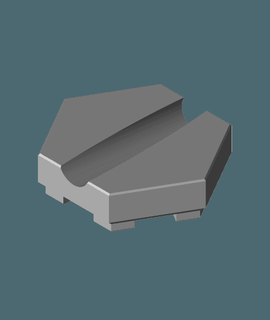 hextração saltar telha raivapiro 3d print model - Mito3D