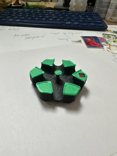 hexatracción newton loseta 3d by árbol on gracias 3d print model - Mito3D