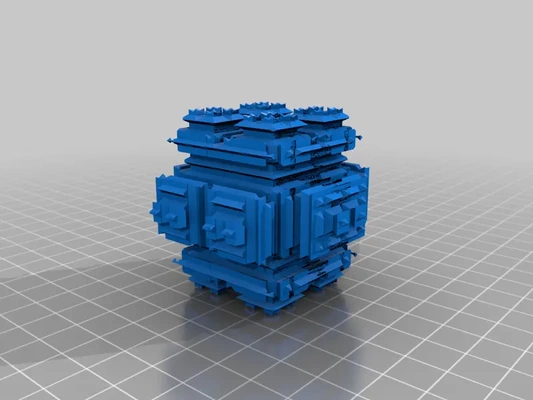 hilbert cube - 3d by syzguru11 on thangs 3d print model - Mito3D