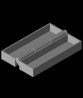 incernierato scatola test printstl 3d modello grazie 3d print model - Mito3D