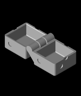 incernierato dado trucco scatola stranezza hobby Giochi 3d print model - Mito3D