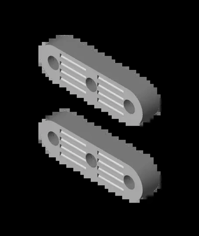 hmg7 3 hc blv boîte chariot 5mm affleurer ceinture clips stl 3d by mediaman3d 3d print model - Mito3D