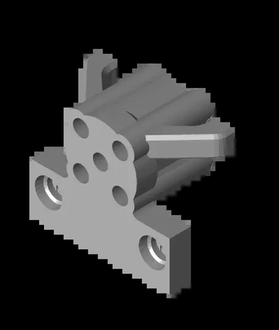 hmg73 phaetus rapido-plus screw mount v3stl - 3d by mediaman3d on thangs 3d print model - Mito3D