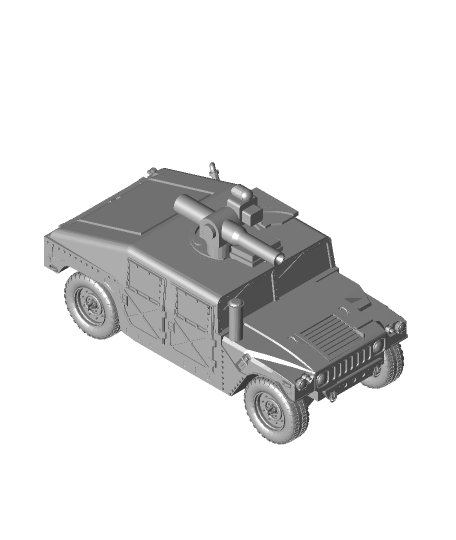 hmmwv Abschleppen anti tankstl 3d Modell calana31 danke 3D print model - Mito3D