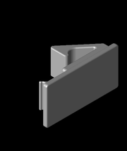 holden crewman glovebox endstop 3d model thangs 3d print model - Mito3D