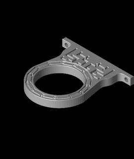 holder 53mm dwarvenengineering 3d print model - Mito3D