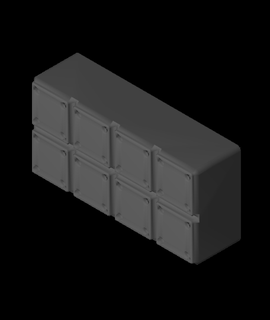 hole tool caddy gridfinity 3d print model - Mito3D