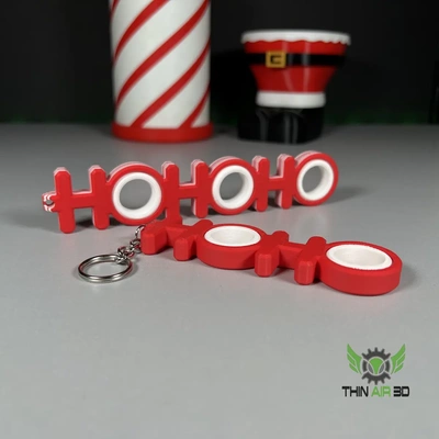 holiday spinner keychain fidgets - fidget spinners 3d by thinair3d on thangs 3d print model - Mito3D