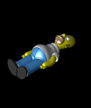 Homer Simpson 3d Modell sergiofma danke 3d print model - Mito3D