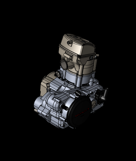 honda engine motor 3d model juankmed thangs 3d print model - Mito3D