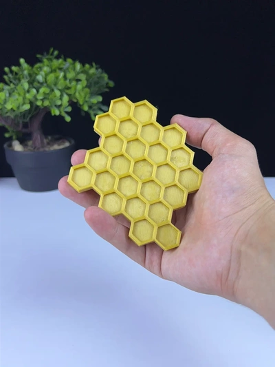 honeycomb coaster - 3d by pressprint on thangs home cup 3d print model - Mito3D