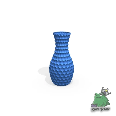 bienenwabe vase 12 3d by arbeit kröte on danke modus honig kamm spiral spiralisieren verhexen hexagon sechseckig 3d print model - Mito3D
