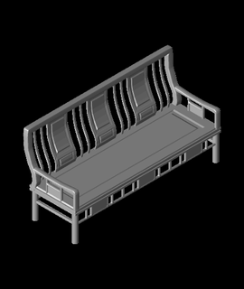 Hong Kong sofá 3d modelo sandraolgang gracias 3d print model - Mito3D