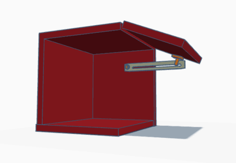 horizontal Möbel Tür Halter Unterstützung ++beta++ Jakob kol 3d print model - Mito3D