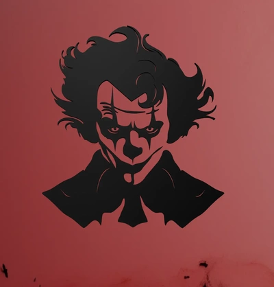 horror clown wall art - 3d by ri0m0 on thangs 3d print model - Mito3D