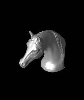 caballo orgulloso palabras 3d print model - Mito3D