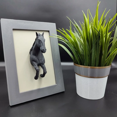 horse frame - 3d by bamingodesign on thangs 3d print model - Mito3D