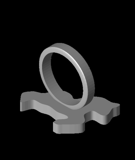 caballo anillo Boleto gratis personas 3d print model - Mito3D