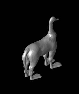 pato caballo impresión patos 3d print model - Mito3D