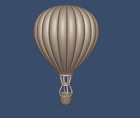 hot air baloon - 3d by mels3d on thangs balloon game toy 3d print model - Mito3D