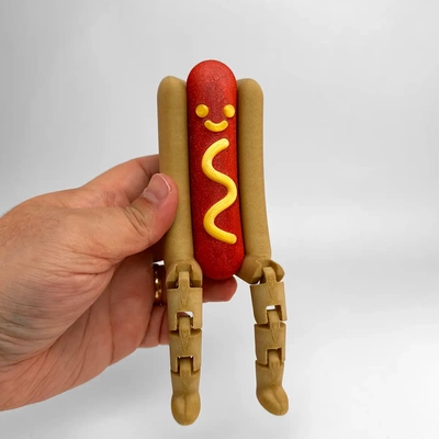hot dog pal - 3d by cm design on thangs 3d print model - Mito3D