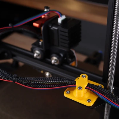 hotend cable guide direct drive ender 3 v2 & creality 3d printers - by thebuildbay on thangs 3d print model - Mito3D